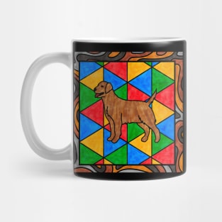 Colorful Dog Artwork Mug